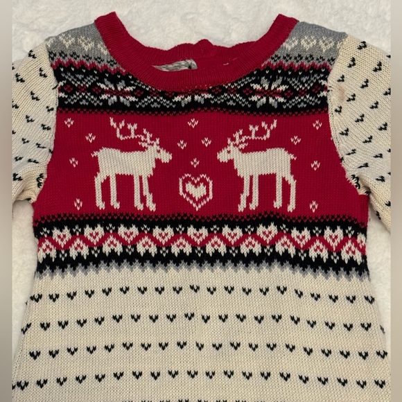 Jingles & Joy Christmas Sweater Dress- size 4T - Picture 1 of 9